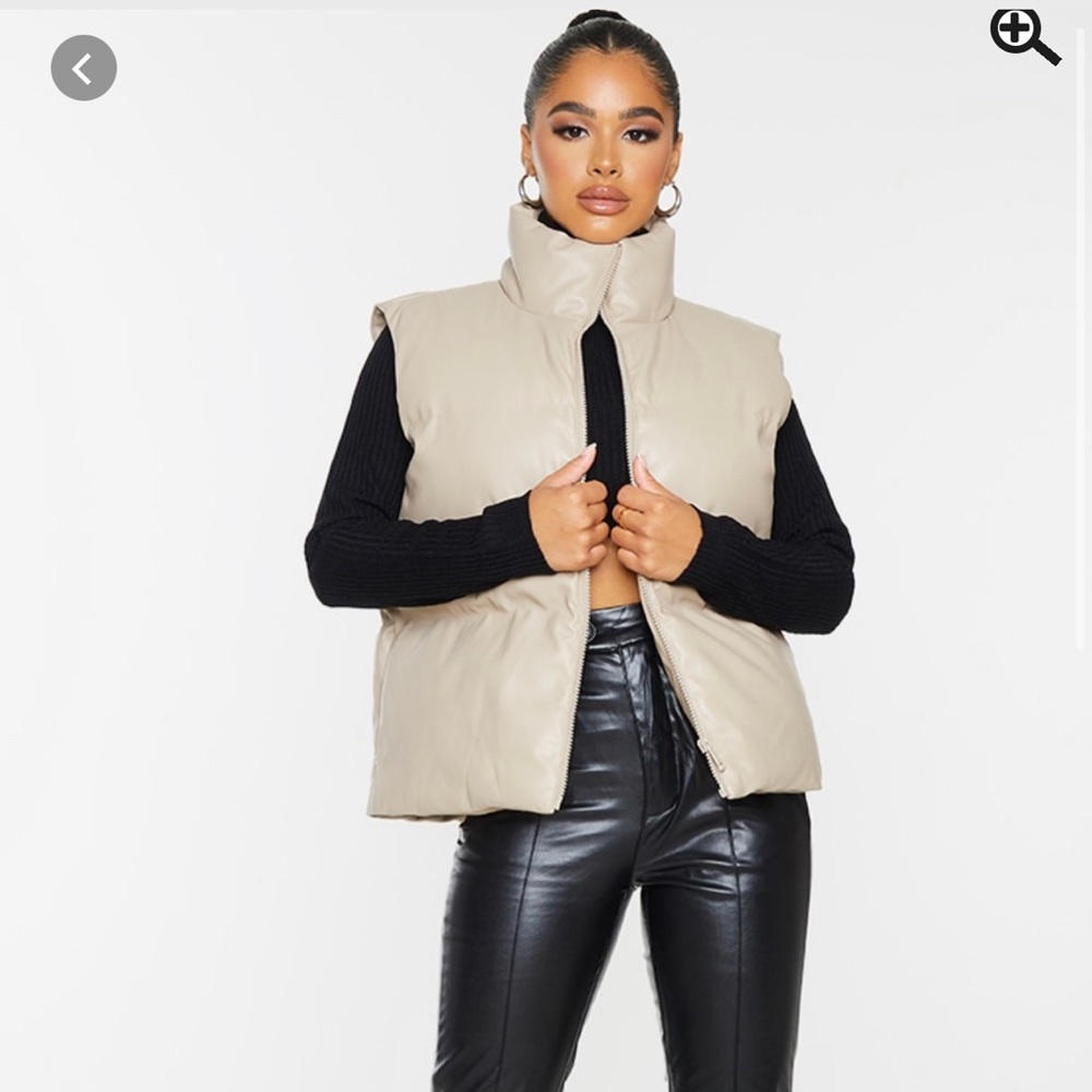 Beige puffer Jacket